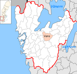 Vara Municipality in Västra Götaland County